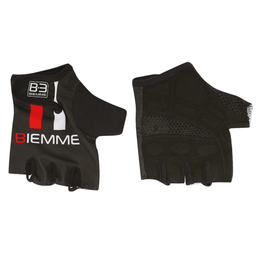 Fingerlose Fahrradhandschuhe - STRAPS - Weiß/Schwarz/Rot